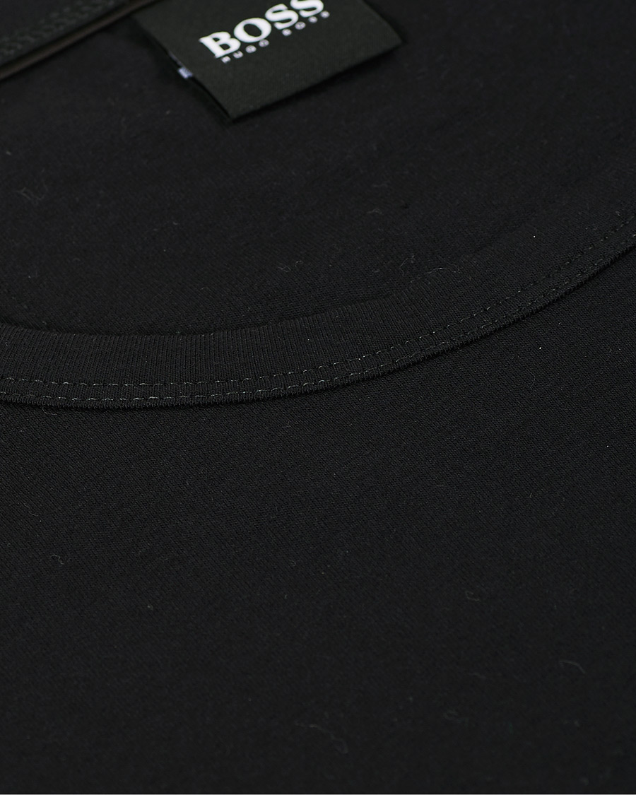 Herre | T-Shirts | BOSS GREEN | BOSS Athleisure Diamond Logo Crew Neck Tee Black