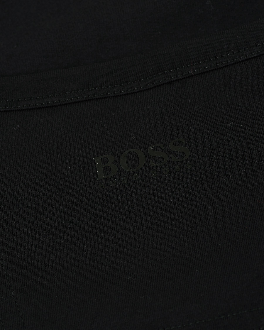 Herre | T-Shirts | BOSS GREEN | BOSS Athleisure Diamond Logo Crew Neck Tee Black