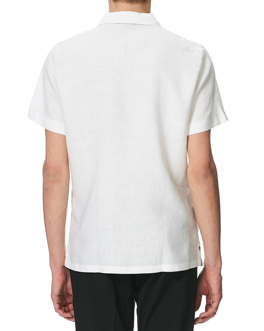 Herre | Skjorter | BOSS ORANGE | BOSS Casual Rhythm Camp Collar Short Sleeve Shirt White