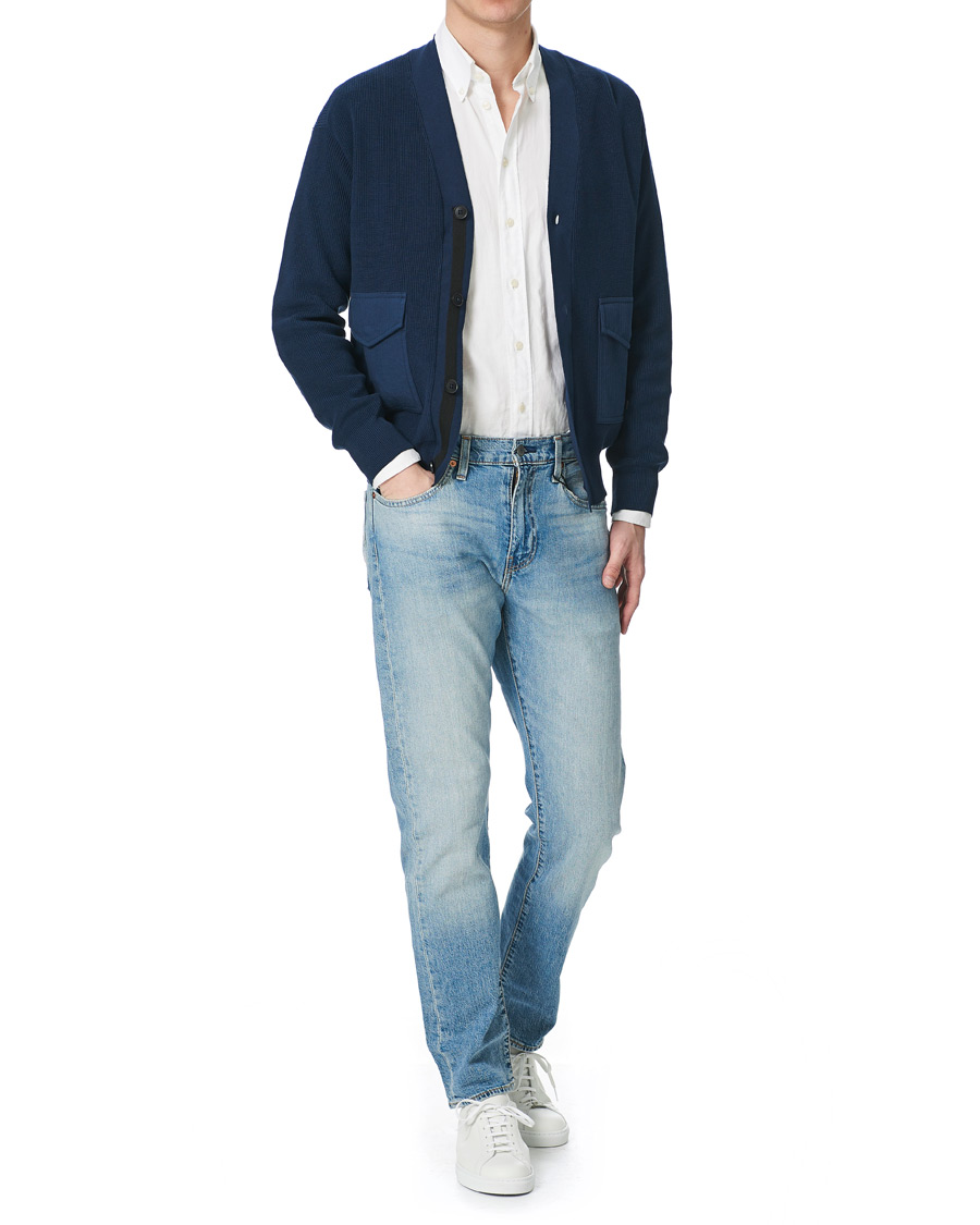 Herre | Gensere | BOSS ORANGE | BOSS Casual Kardione Knitted Cardigan Dark Blue