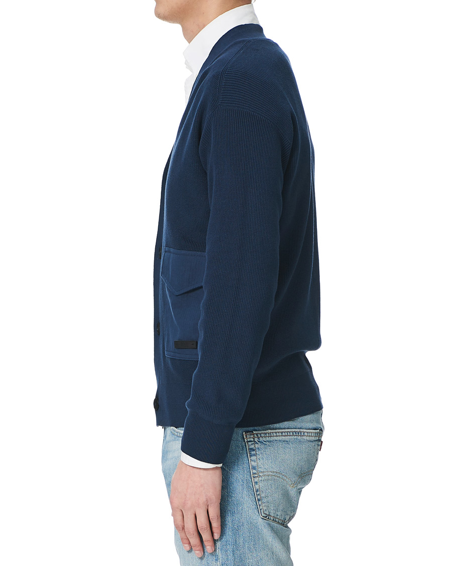 Herre | Gensere | BOSS ORANGE | BOSS Casual Kardione Knitted Cardigan Dark Blue