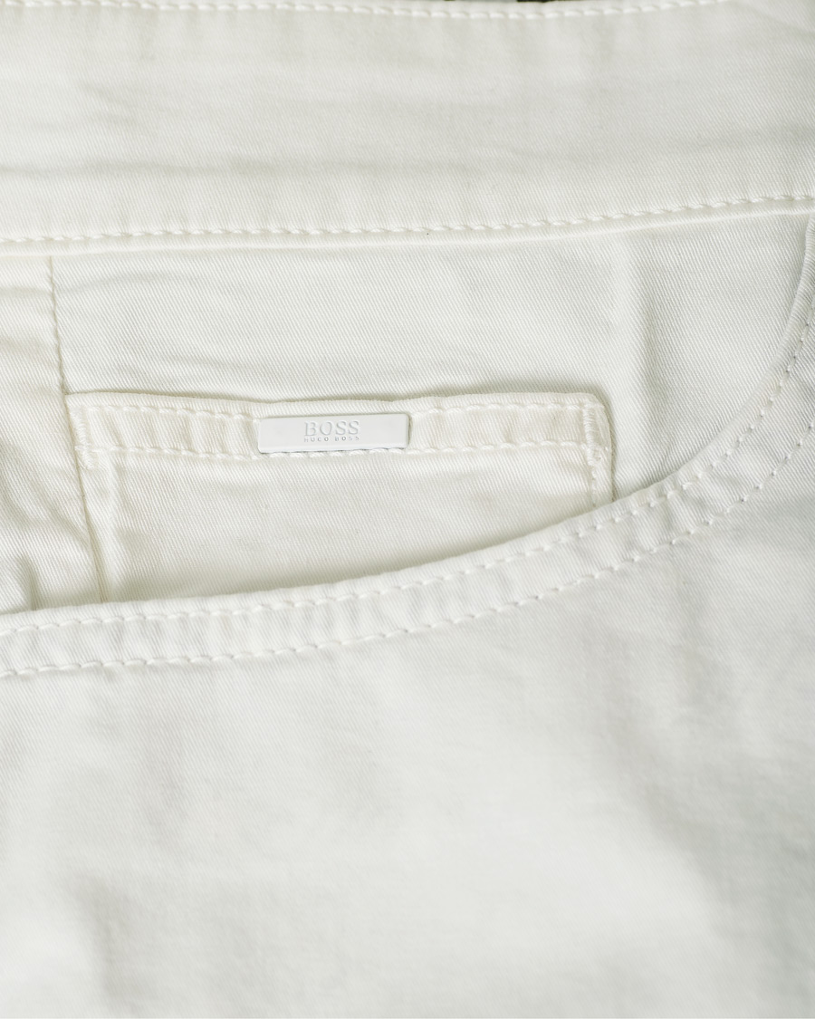 Herre | Bukser | BOSS BLACK | BOSS Delaware 5-Pocket Pants Open White
