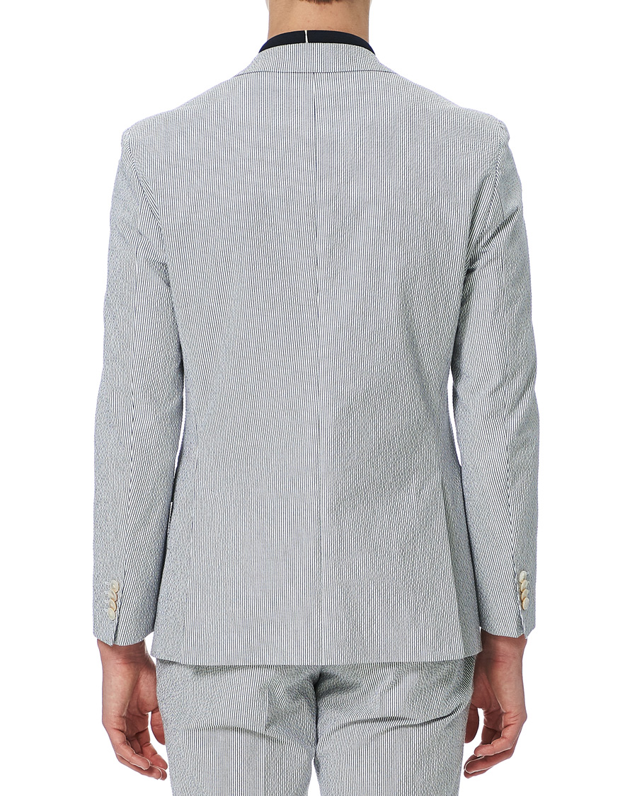 Herre | Dresser | BOSS BLACK | BOSS Helford/Gander3 Seersucker Suit Open Grey