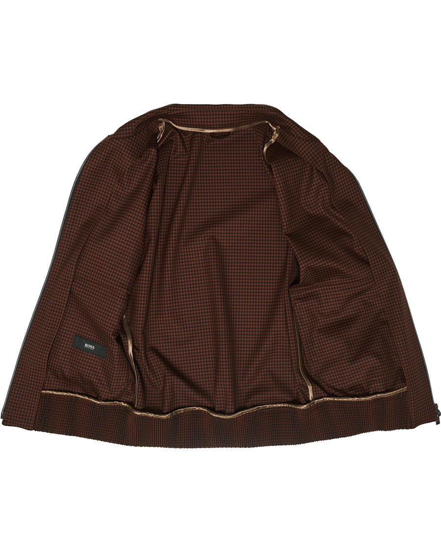 Herre | Jakker | BOSS BLACK | BOSS Narten Houndstooth Jacket Rust