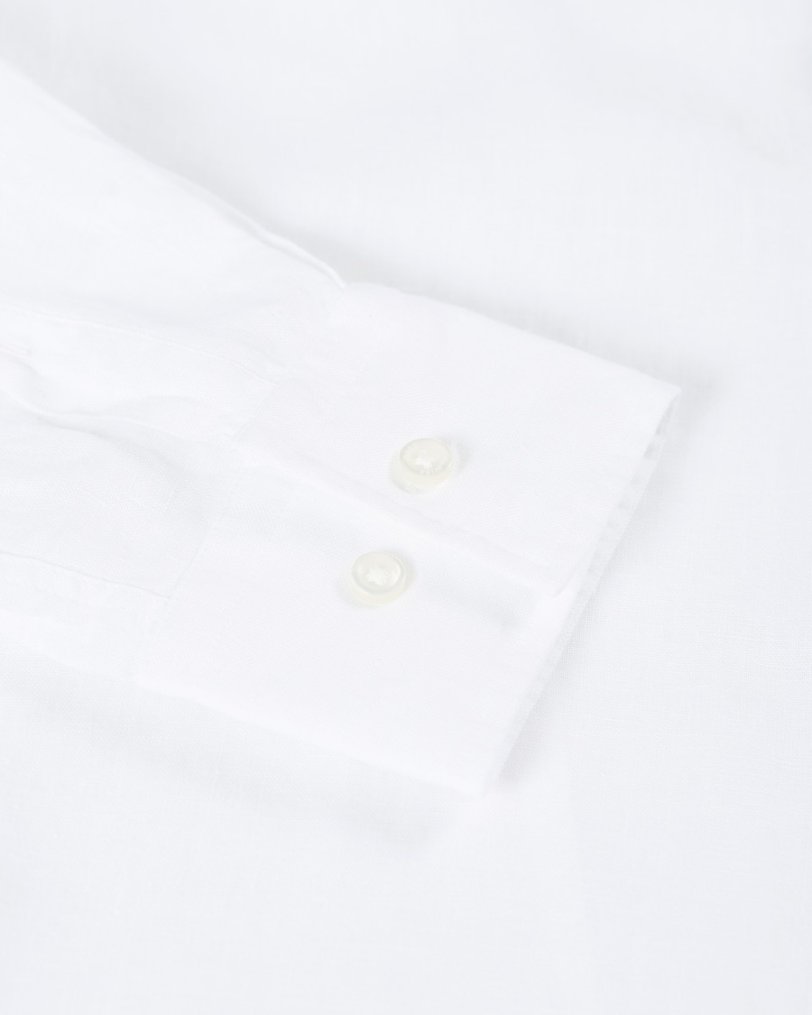 Herre | Skjorter | BOSS BLACK | BOSS Joy Linen Shirt White