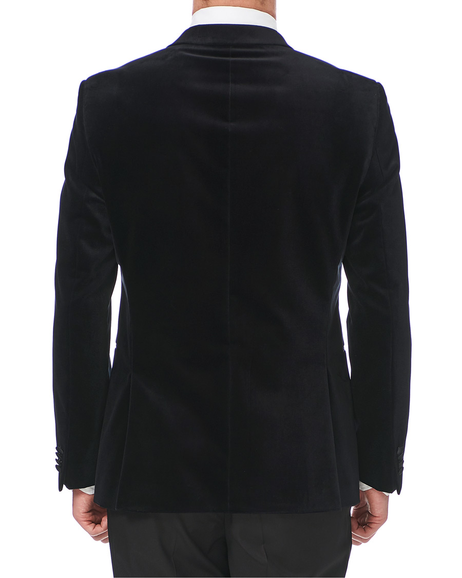 Herre | Dressjakker | BOSS BLACK | BOSS Helward Velvet Smoking Jacket Black