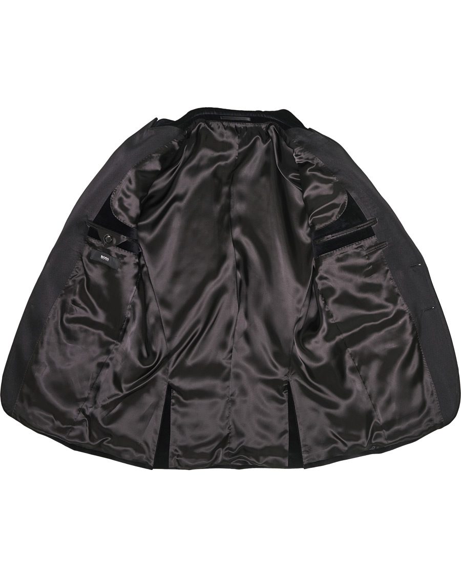 Herre | Dressjakker | BOSS BLACK | BOSS Helward Velvet Smoking Jacket Black