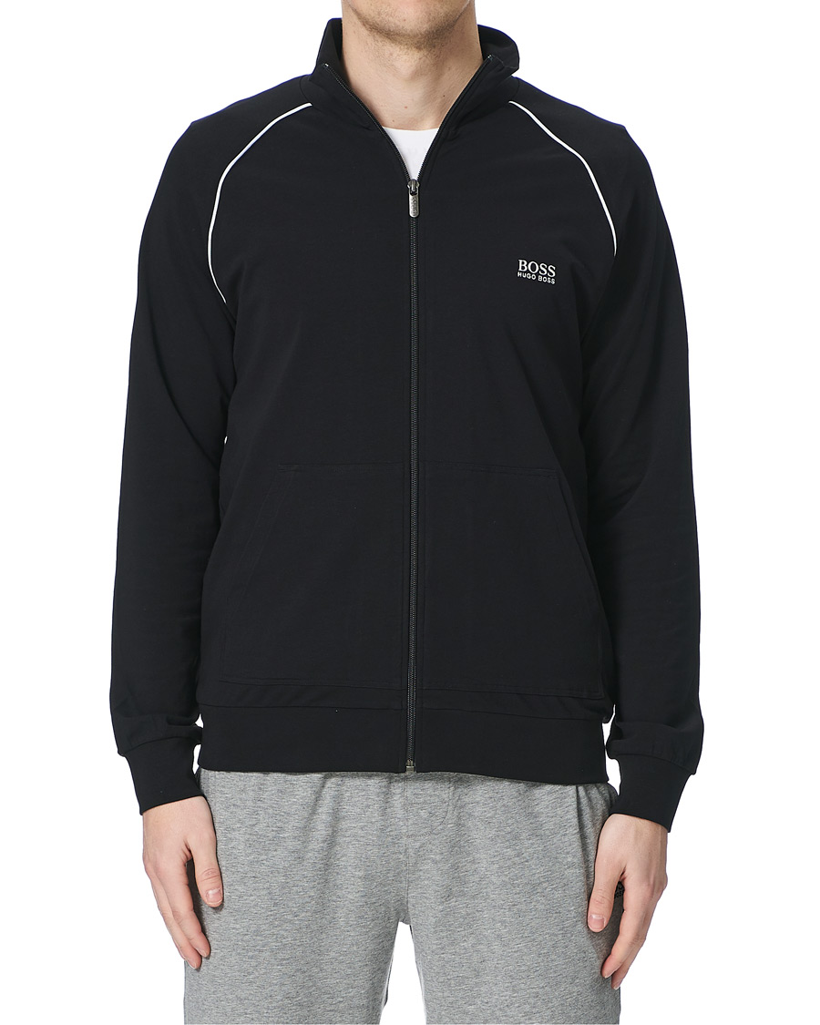 Herre | Gensere | BOSS BLACK | BOSS Mix & Match Full Zip Jacket Black