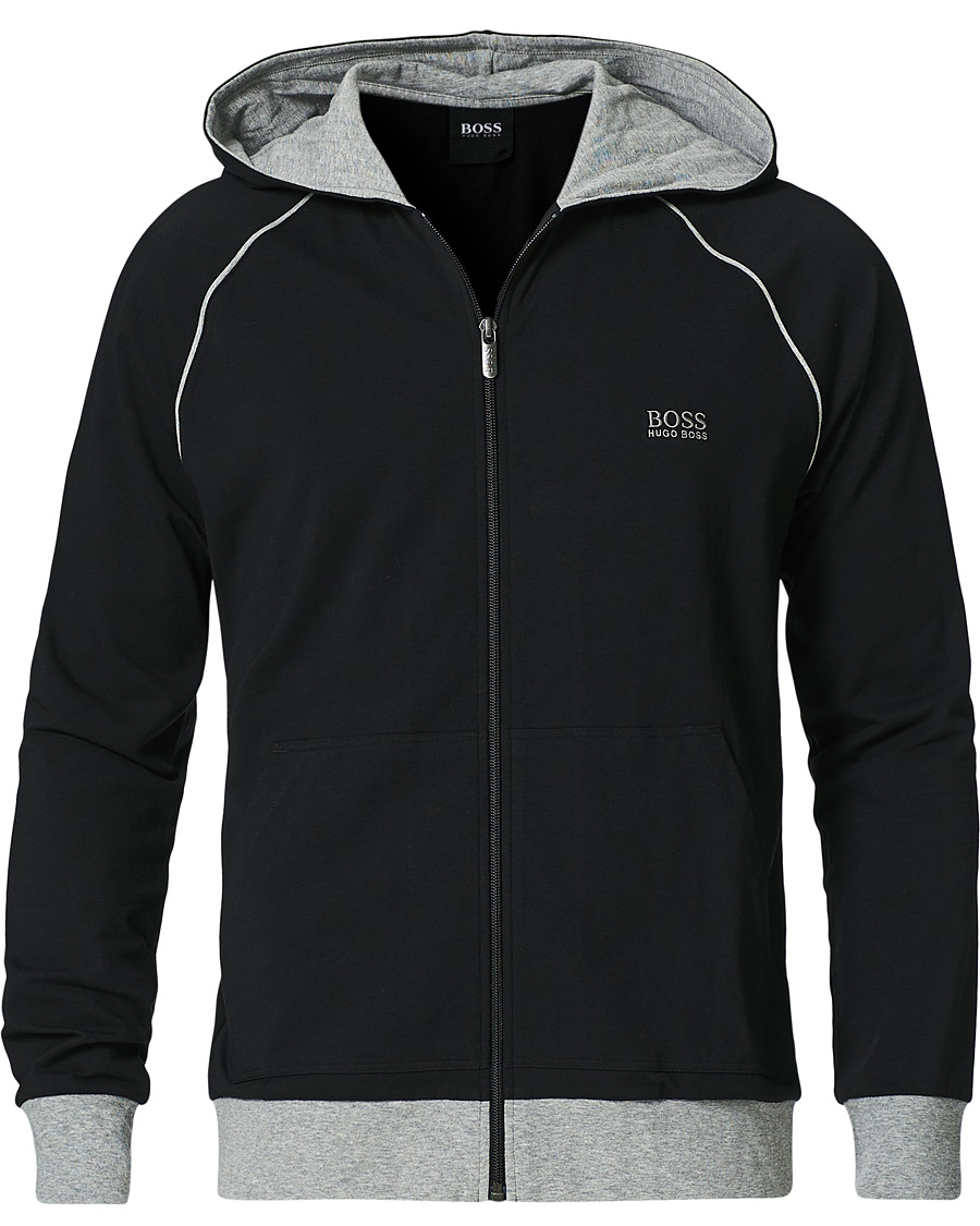 Herre | Gensere | BOSS BLACK | BOSS Mix & Match Full Zip Hoodie Black
