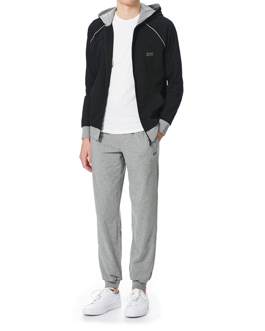 Herre | Gensere | BOSS BLACK | BOSS Mix & Match Full Zip Hoodie Black