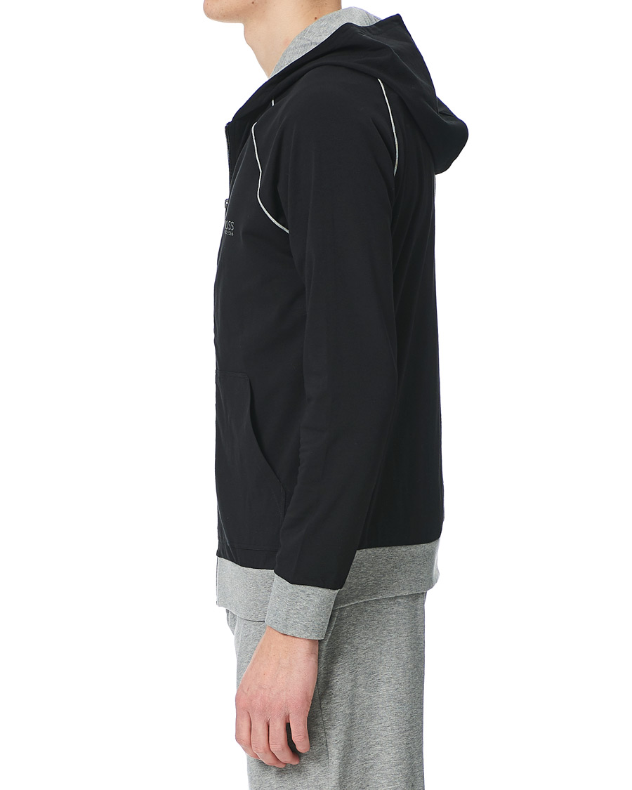 Herre | Gensere | BOSS BLACK | BOSS Mix & Match Full Zip Hoodie Black