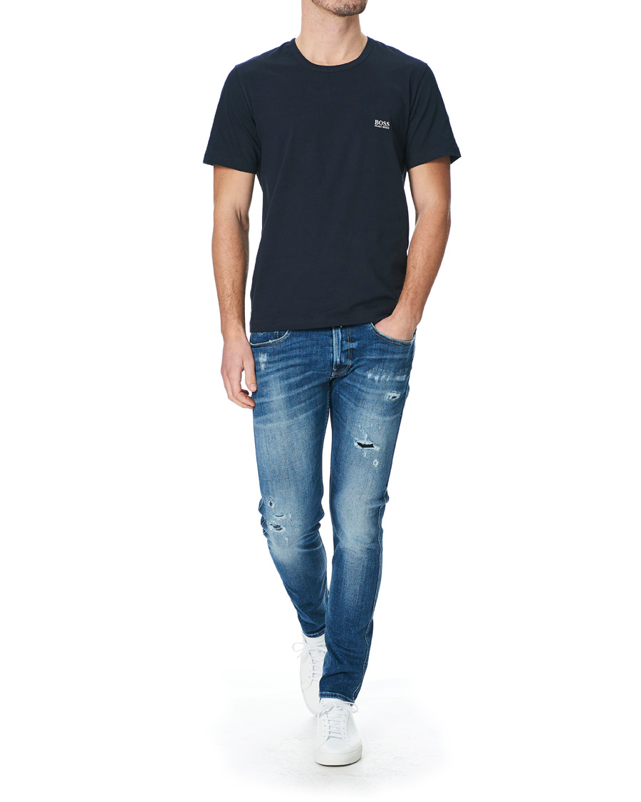 Herre | T-Shirts | BOSS BLACK | BOSS 3-Pack Crew Neck Tee Navy/Black/White