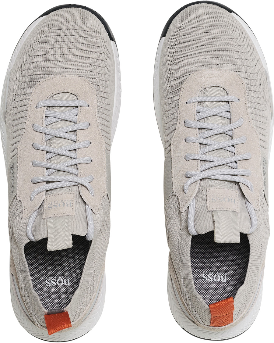 Herre | BOSS Titanium Mesh Running Sneaker Light Beige | BOSS BLACK | BOSS Titanium Mesh Running Sneaker Light Beige