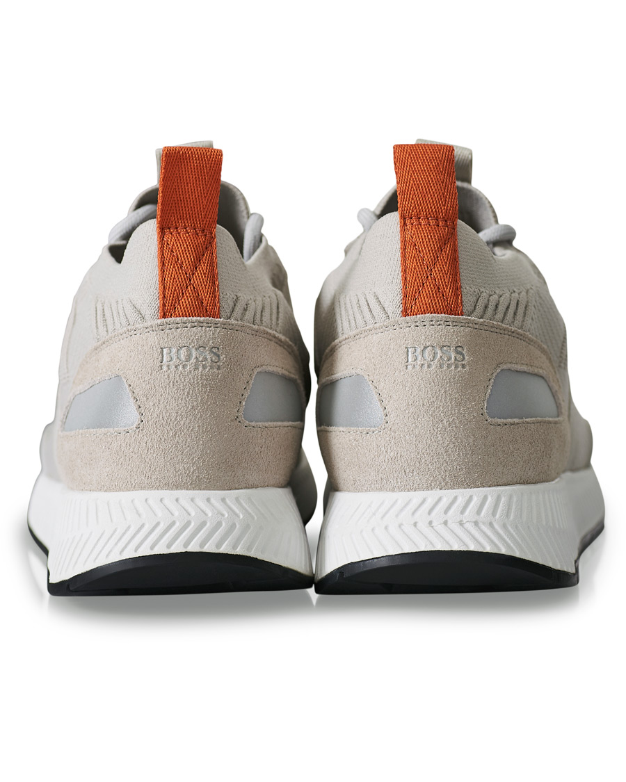 Herre | BOSS Titanium Mesh Running Sneaker Light Beige | BOSS BLACK | BOSS Titanium Mesh Running Sneaker Light Beige