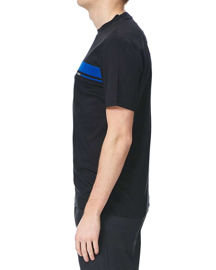 Herre | T-Shirts | BOSS BLACK | BOSS Porsche Capsule Tiburt Crew Neck Tee Black
