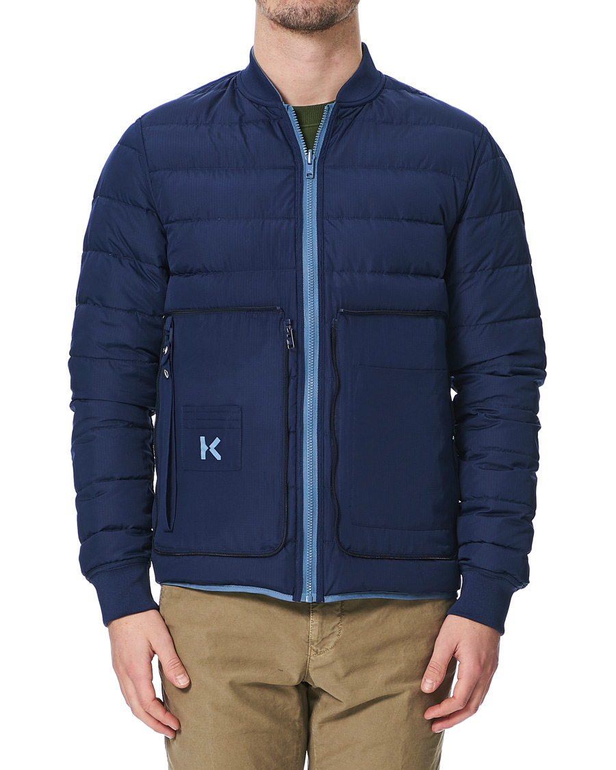 Herre | Jakker | KENZO | Lightweight Reversible Bomber Jacket Blue