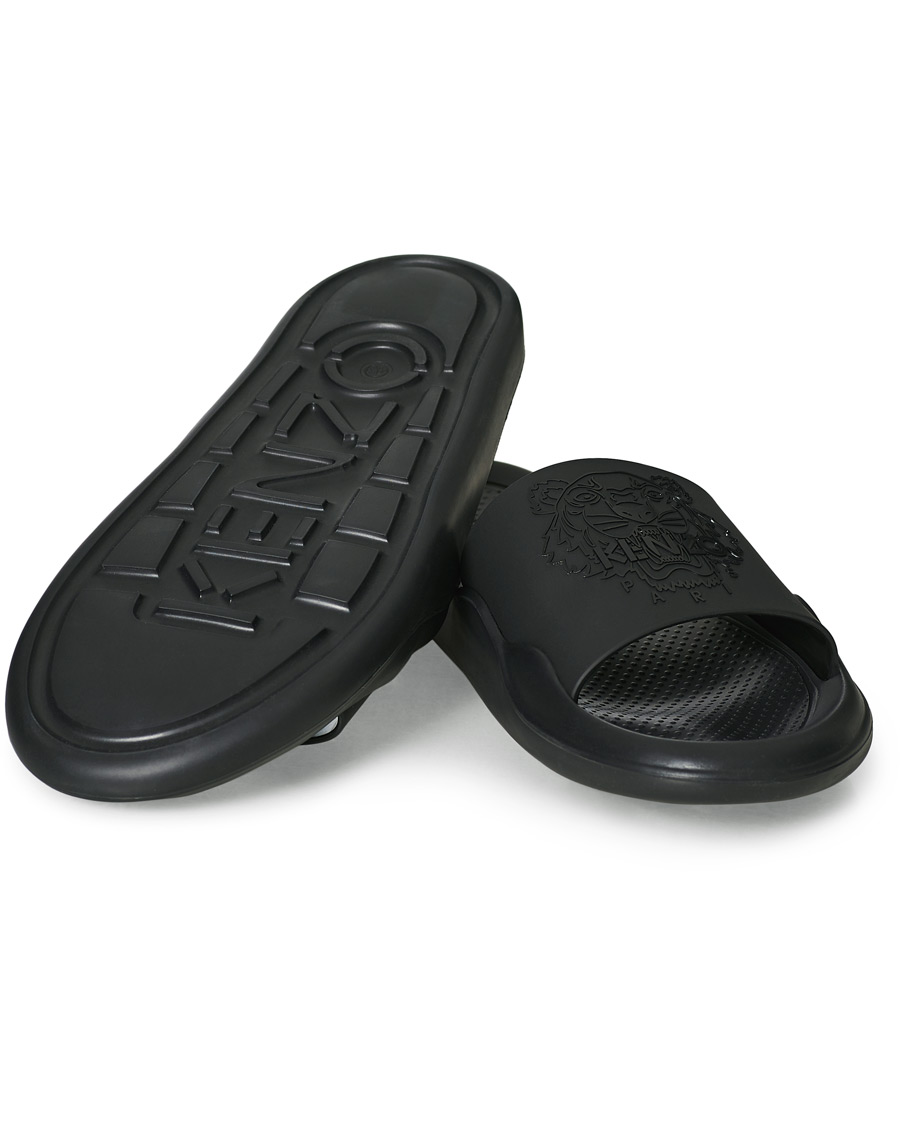 Herre | KENZO Pool Tiger Slides Black | KENZO | Pool Tiger Slides Black