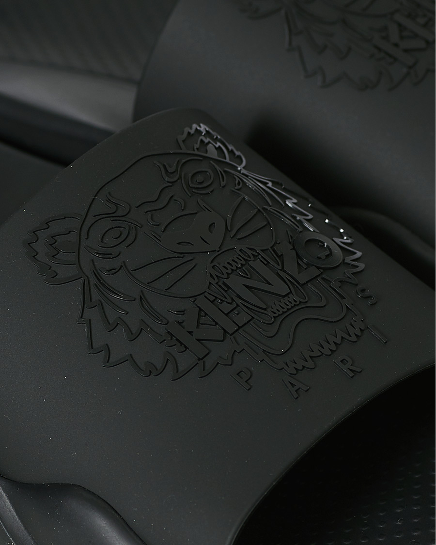 Herre | KENZO Pool Tiger Slides Black | KENZO | Pool Tiger Slides Black