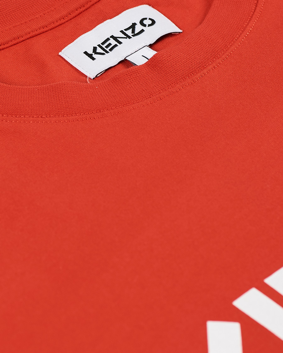Herre | T-Shirts | KENZO | Logo Classic Crew Neck Tee Medium Red