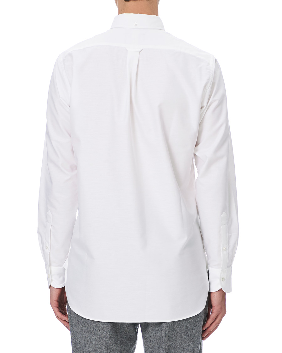 Herre | Skjorter | Drake's | Oxford Button Down Shirt White