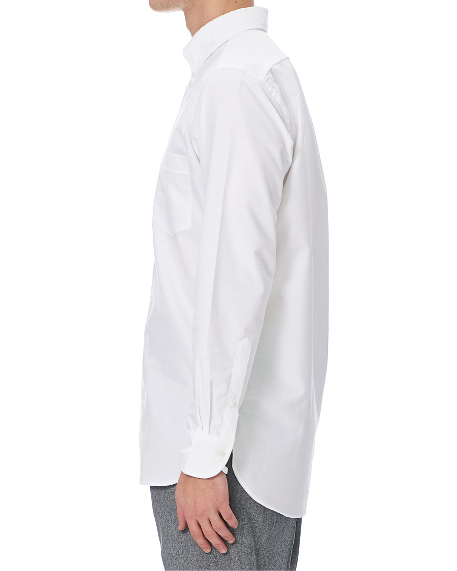 Herre | Skjorter | Drake's | Oxford Button Down Shirt White