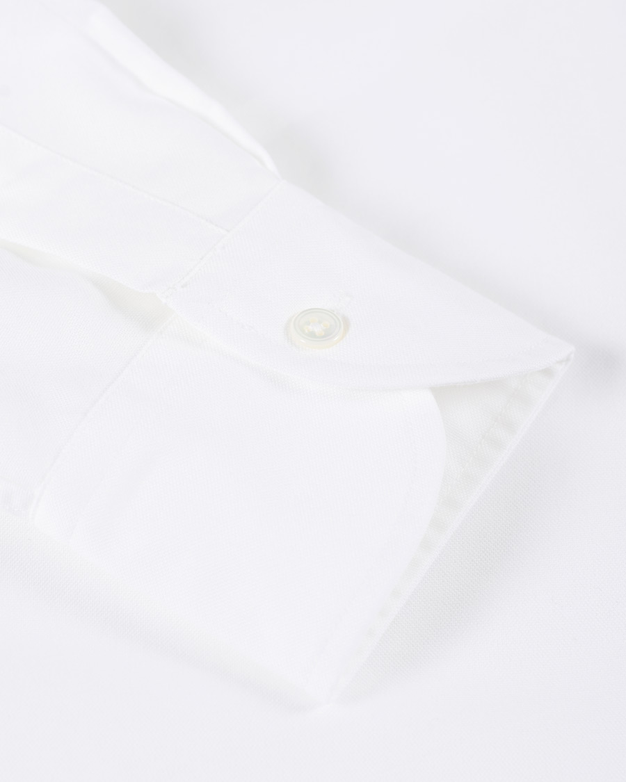 Herre | Skjorter | Drake's | Oxford Button Down Shirt White