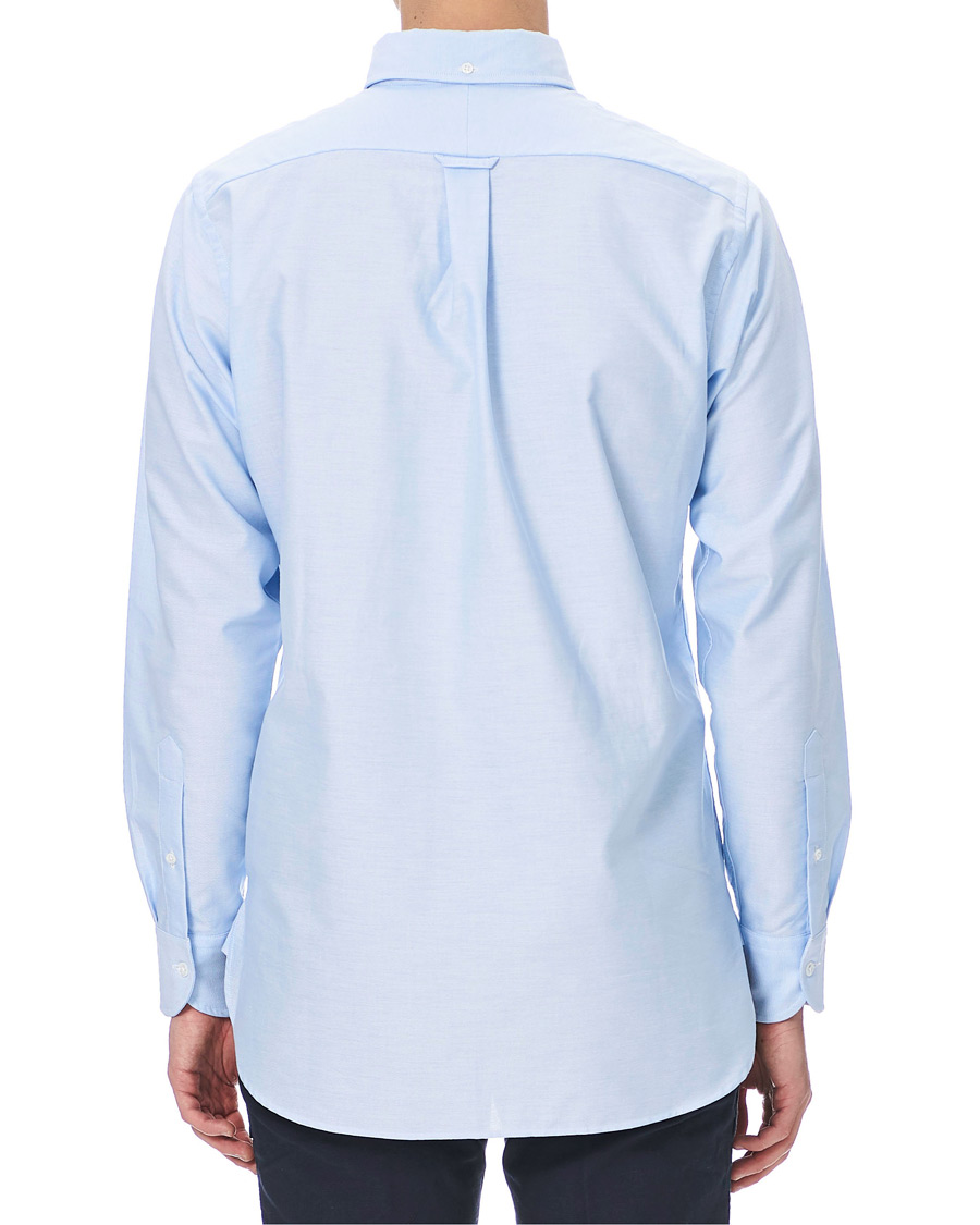 Herre | Skjorter | Drake's | Oxford Button Down Shirt Sky