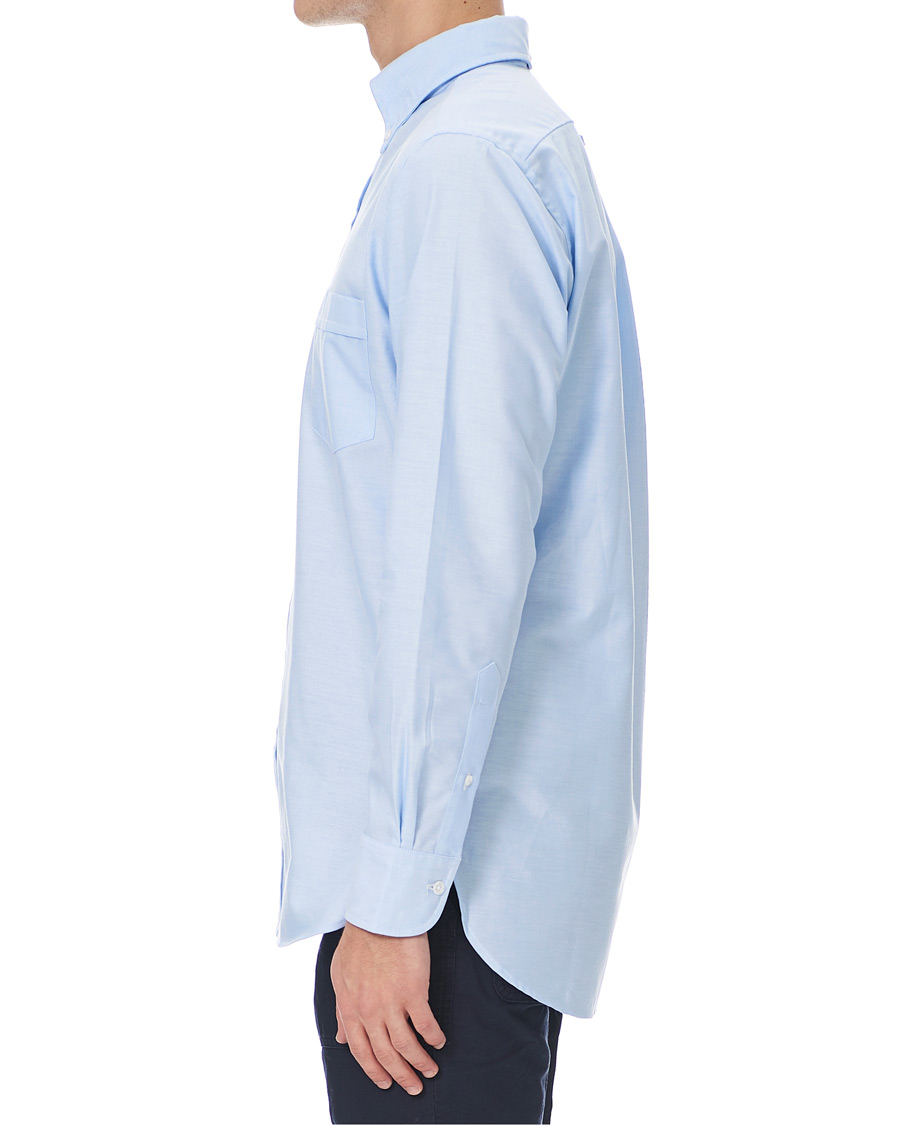Herre | Skjorter | Drake's | Oxford Button Down Shirt Sky