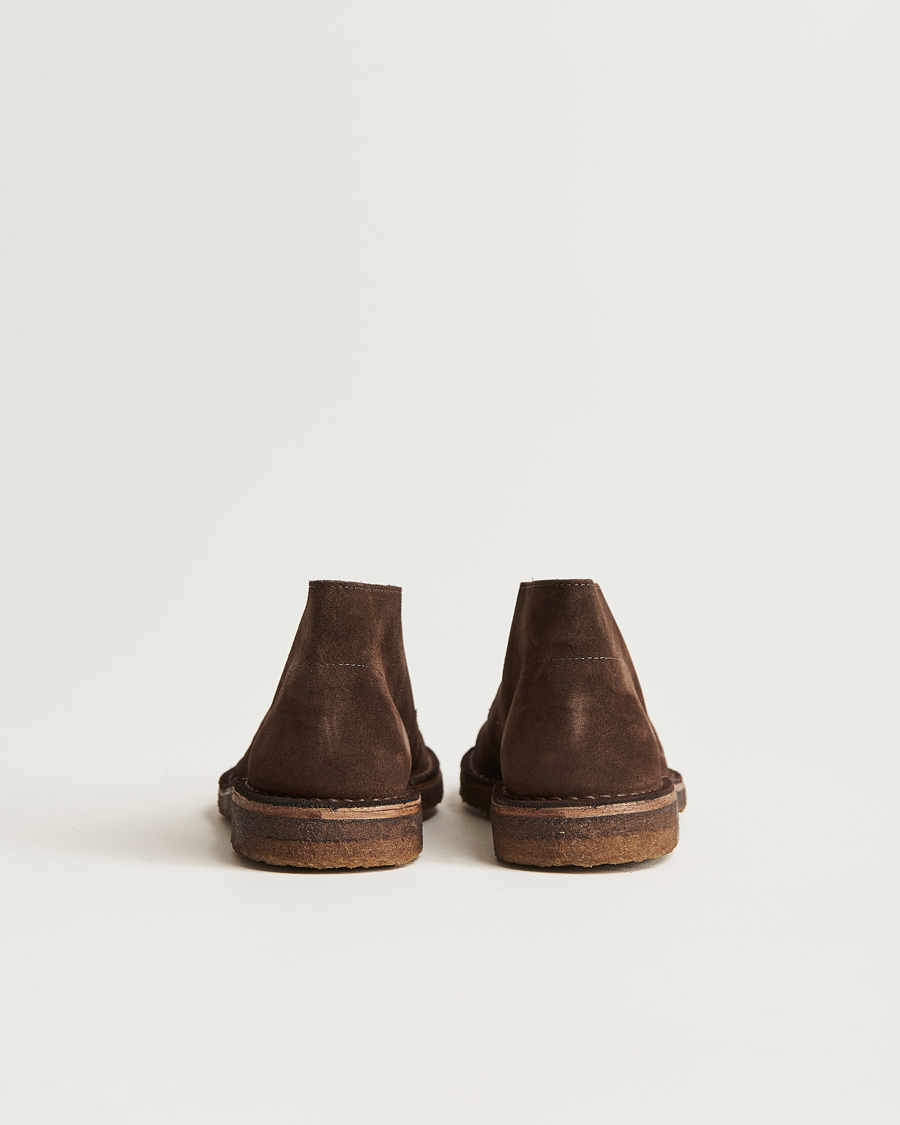 Herre | Støvler | Drake's | Clifford Suede Desert Boots Dark Brown