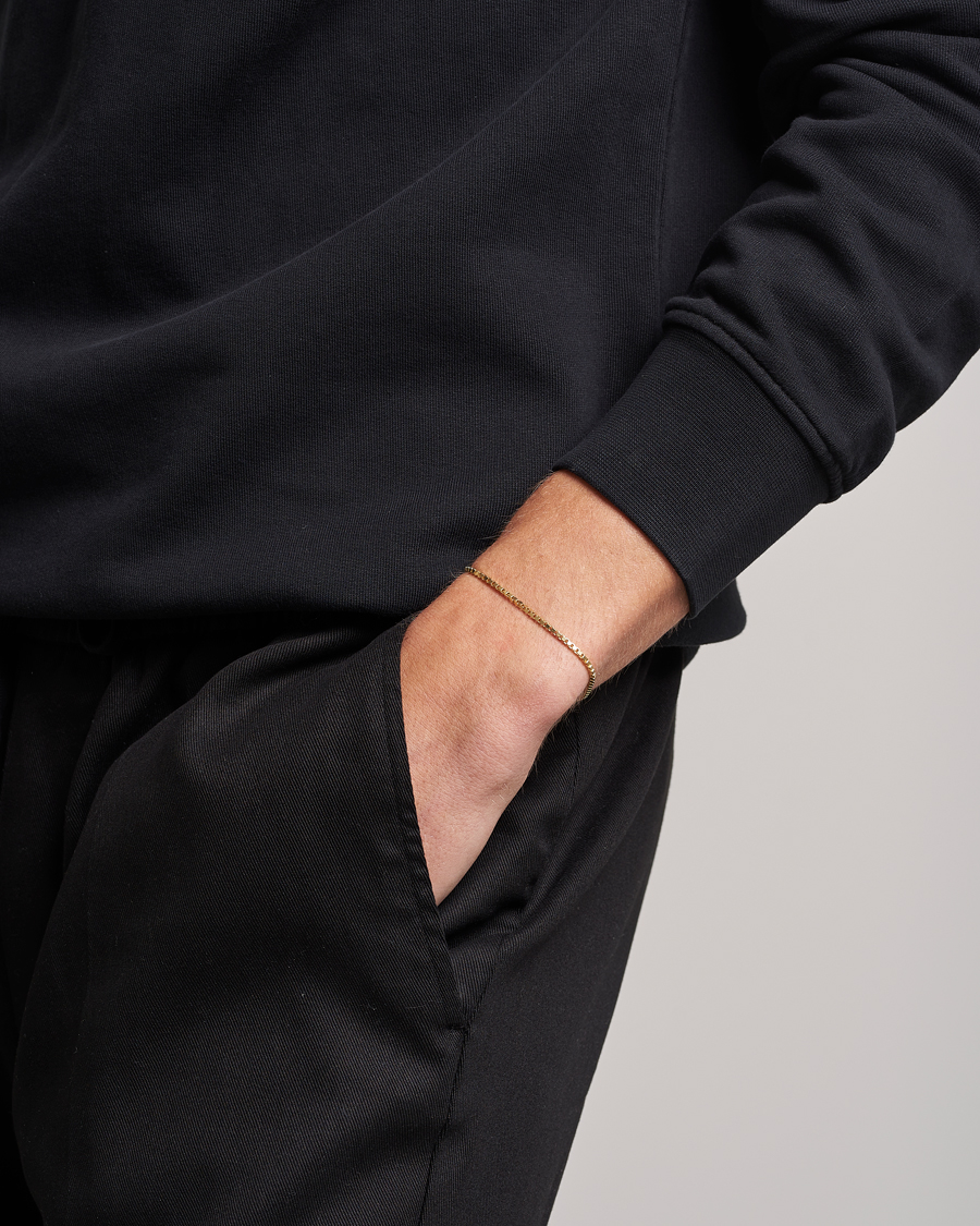 Herre | New Nordics | Tom Wood | Square Bracelet Gold