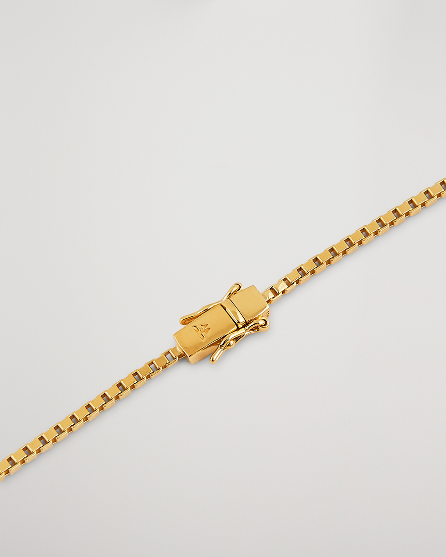 Herre | Tom Wood Square Bracelet Gold | Tom Wood | Square Bracelet Gold