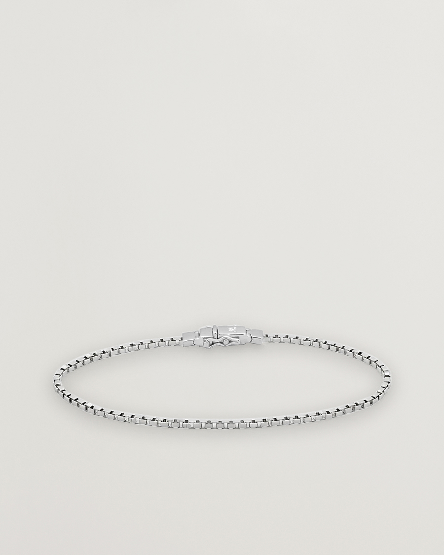 Herre | Tom Wood Square Bracelet Silver | Tom Wood | Square Bracelet Silver