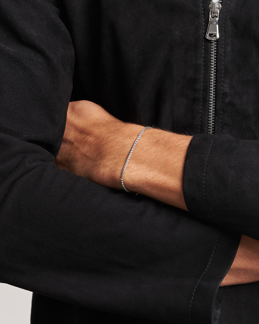 Herre | Smykker | Tom Wood | Square Bracelet Silver