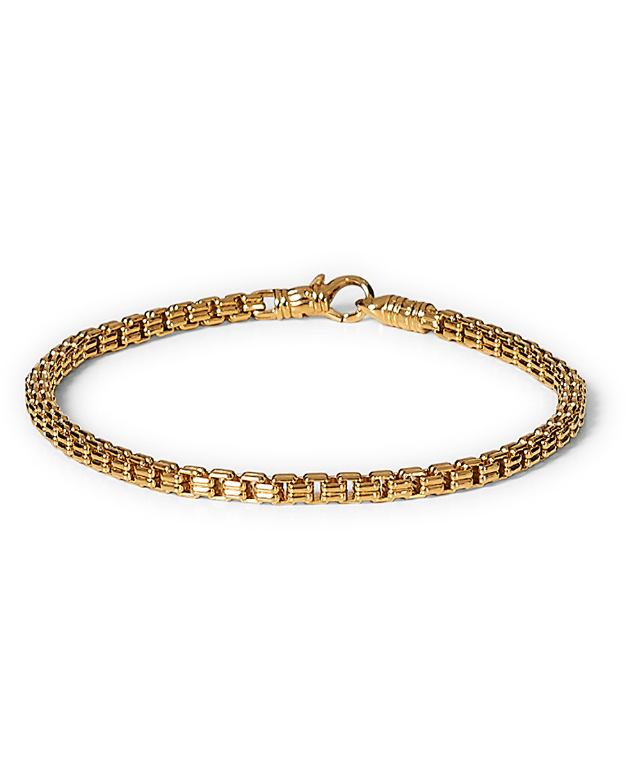 Herre | Tom Wood Venetian Bracelet Double M Bracelet Gold | Tom Wood | Venetian Bracelet Double M Bracelet Gold
