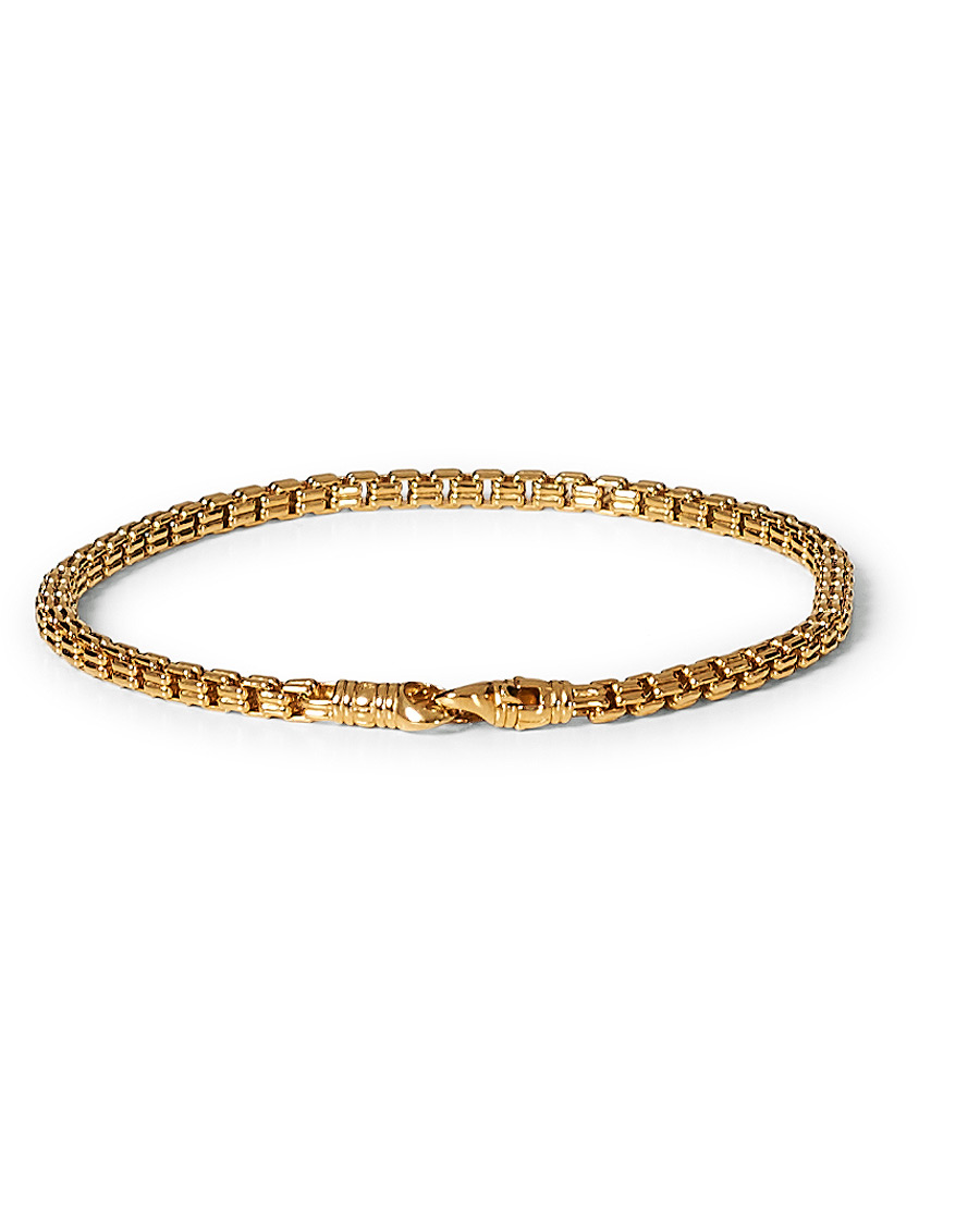 Herre | Tom Wood Venetian Bracelet Double M Bracelet Gold | Tom Wood | Venetian Bracelet Double M Bracelet Gold