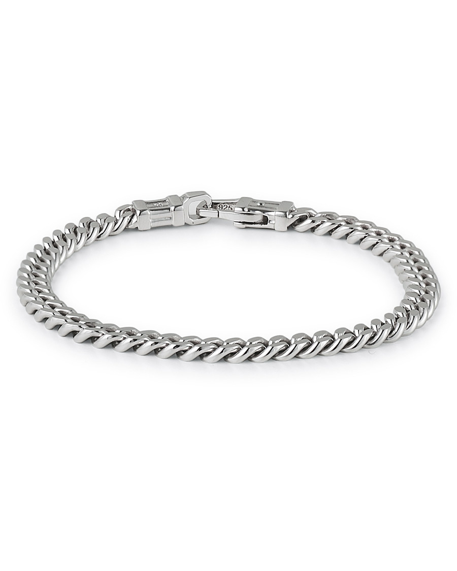 Herre |  | Tom Wood | Curb Bracelet L Silver