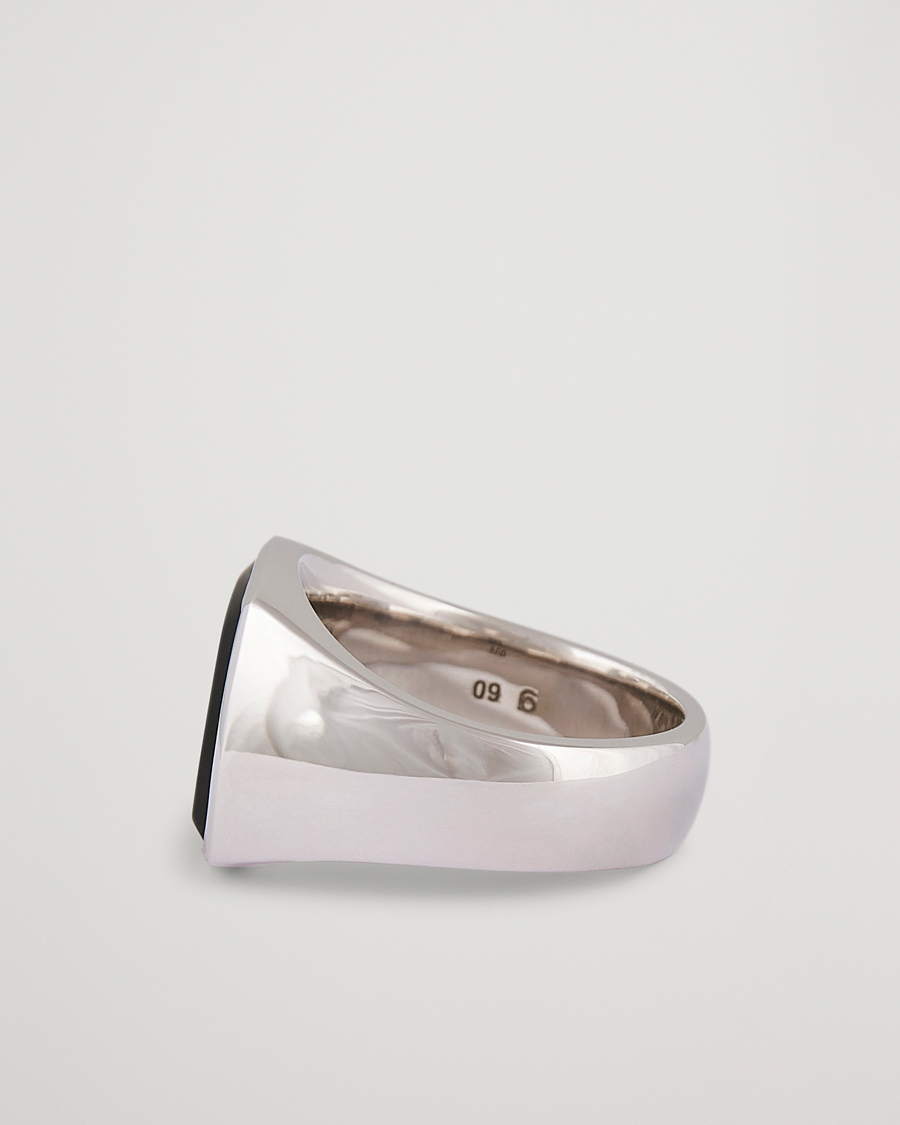 Herre | Smykker | Tom Wood | Cushion Black Onyx Ring Silver