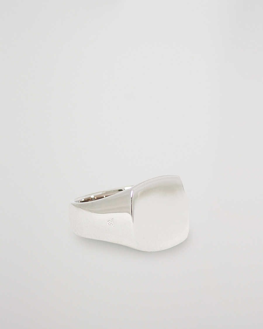 Herre | Smykker | Tom Wood | Cushion Polished Ring Silver