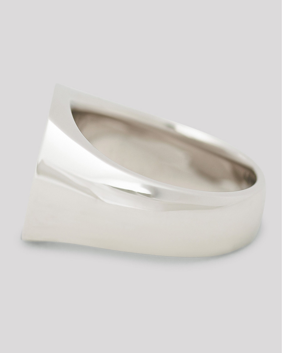 Herre | Smykker | Tom Wood | Cushion Polished Ring Silver