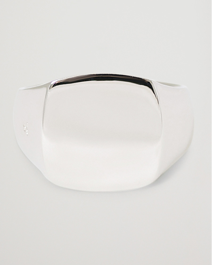 Herre | Smykker | Tom Wood | Cushion Polished Ring Silver