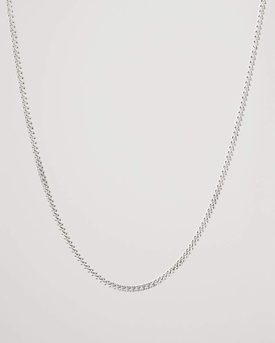 Herre | Assesoarer | Tom Wood | Curb Chain M Necklace Silver