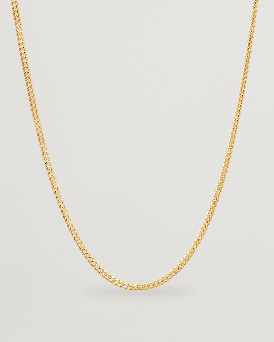 Herre | Assesoarer | Tom Wood | Curb Chain M Necklace Gold