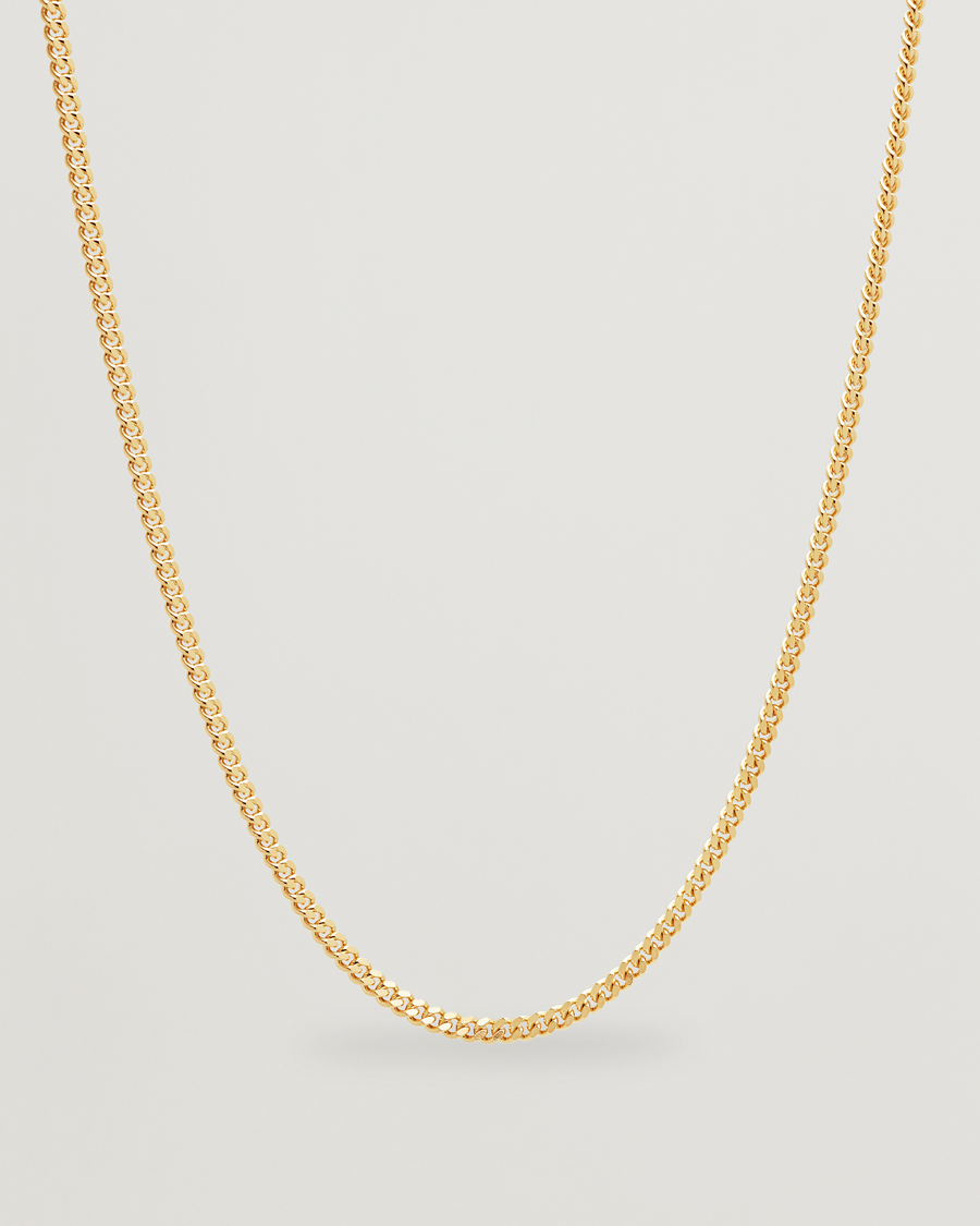 Herre | Smykker | Tom Wood | Curb Chain M Necklace Gold