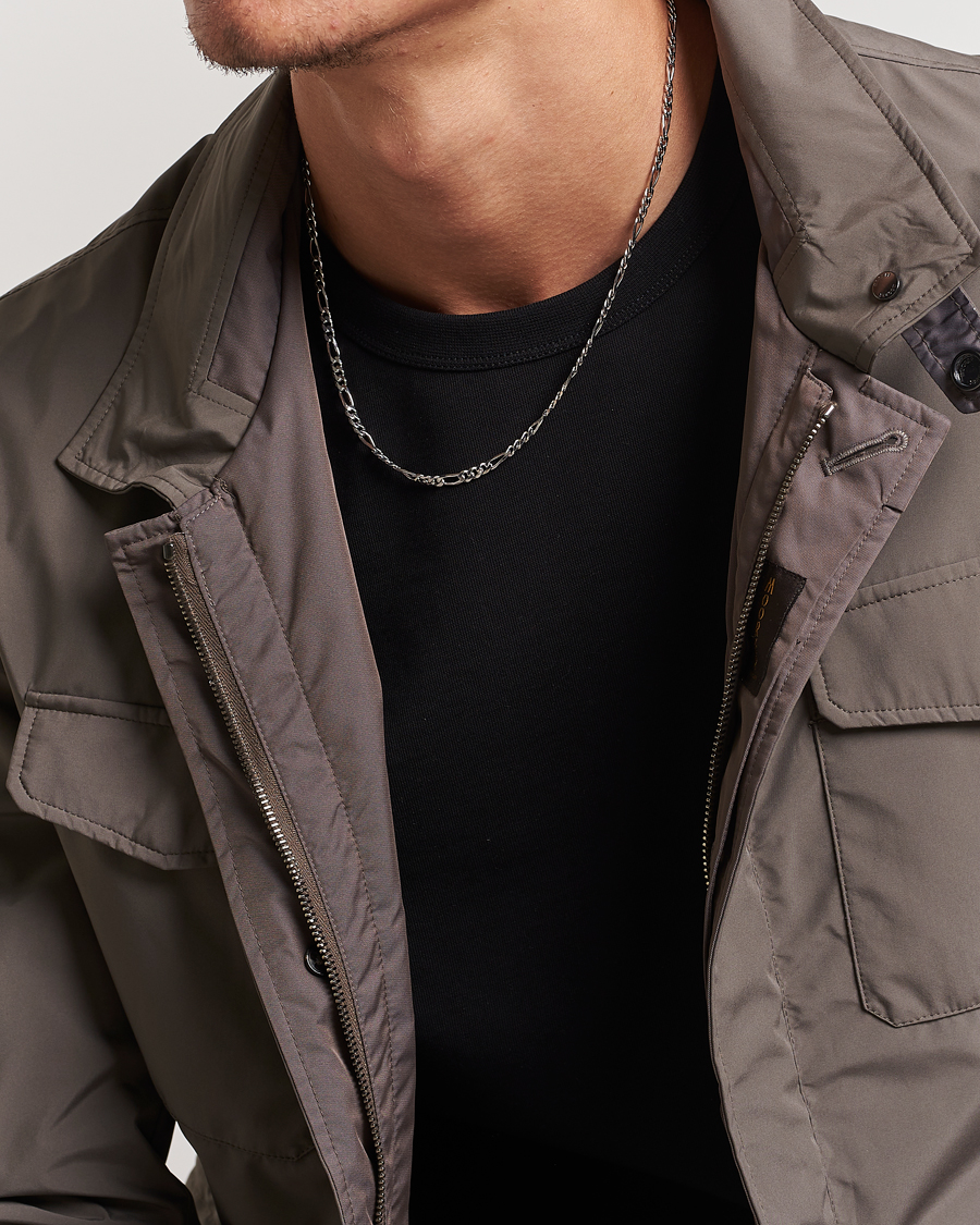 Herre | Tom Wood Figaro Chain Necklace Silver | Tom Wood | Figaro Chain Necklace Silver