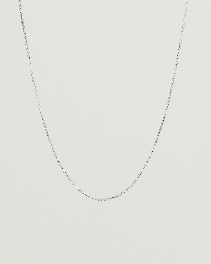 Herre |  | Tom Wood | Square Chain M Necklace Silver