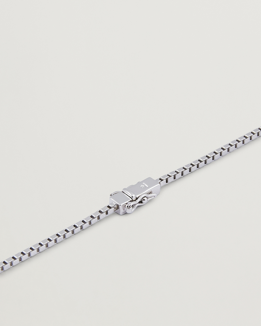 Herre | Tom Wood Square Chain M Necklace Silver | Tom Wood | Square Chain M Necklace Silver