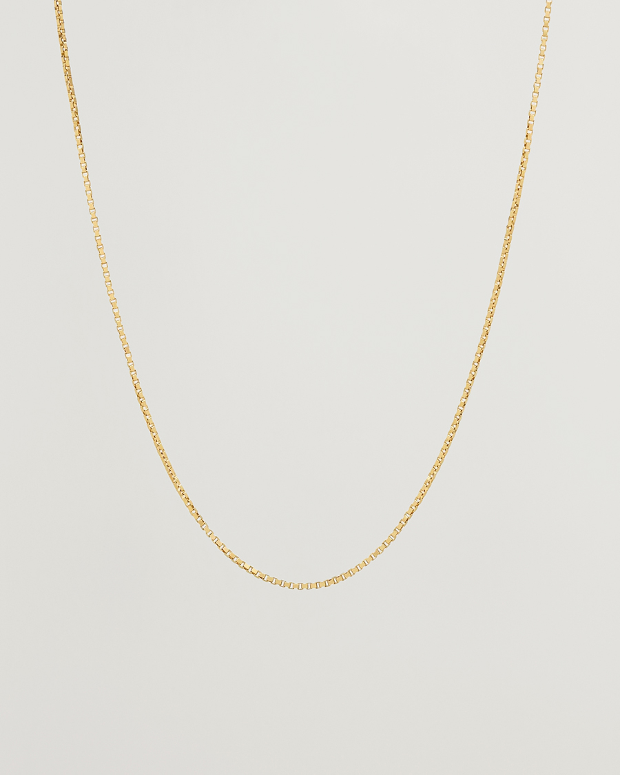 Herre | Smykker | Tom Wood | Square Chain M Necklace Gold