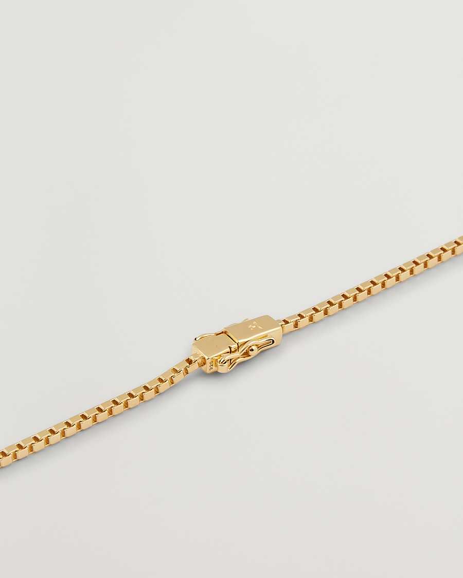 Herre | Tom Wood Square Chain M Necklace Gold | Tom Wood | Square Chain M Necklace Gold