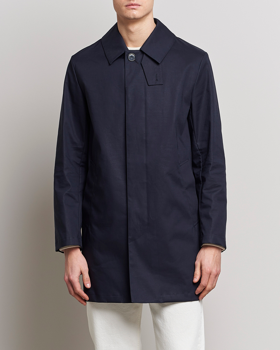 Herre | Dressede jakker | Mackintosh | Cambridge Car Coat Navy