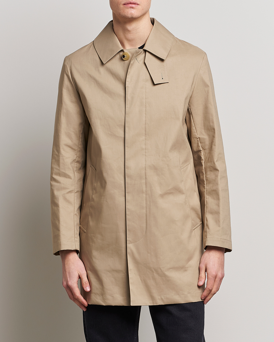 Herre | Dressede jakker | Mackintosh | Cambridge Car Coat Fawn